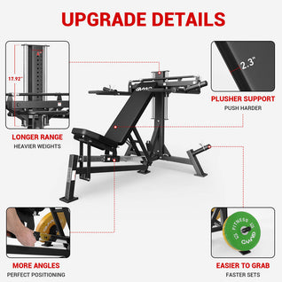 3-in-1 Bench Press Shoulder Press Machine