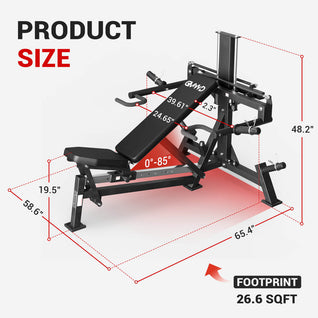 3-in-1 Bench Press Shoulder Press Machine